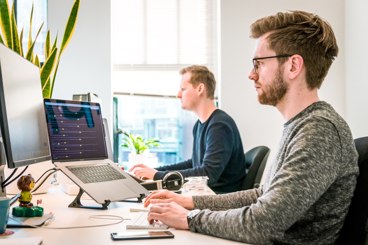 Engineering team working on cloud infrastructure
